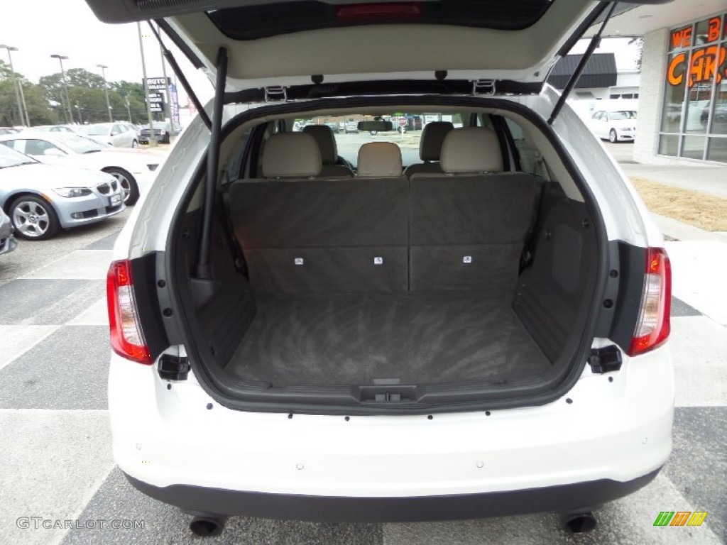 2012 Edge Limited EcoBoost - White Platinum Metallic Tri-Coat / Medium Light Stone photo #5