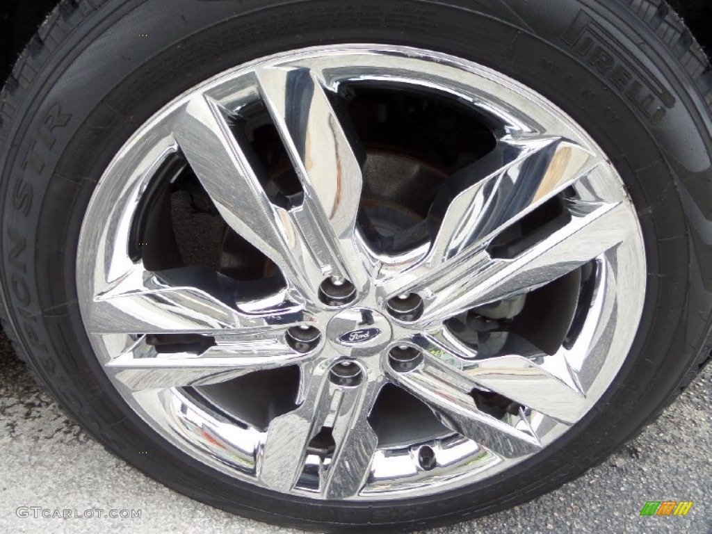 2012 Edge Limited EcoBoost - White Platinum Metallic Tri-Coat / Medium Light Stone photo #7