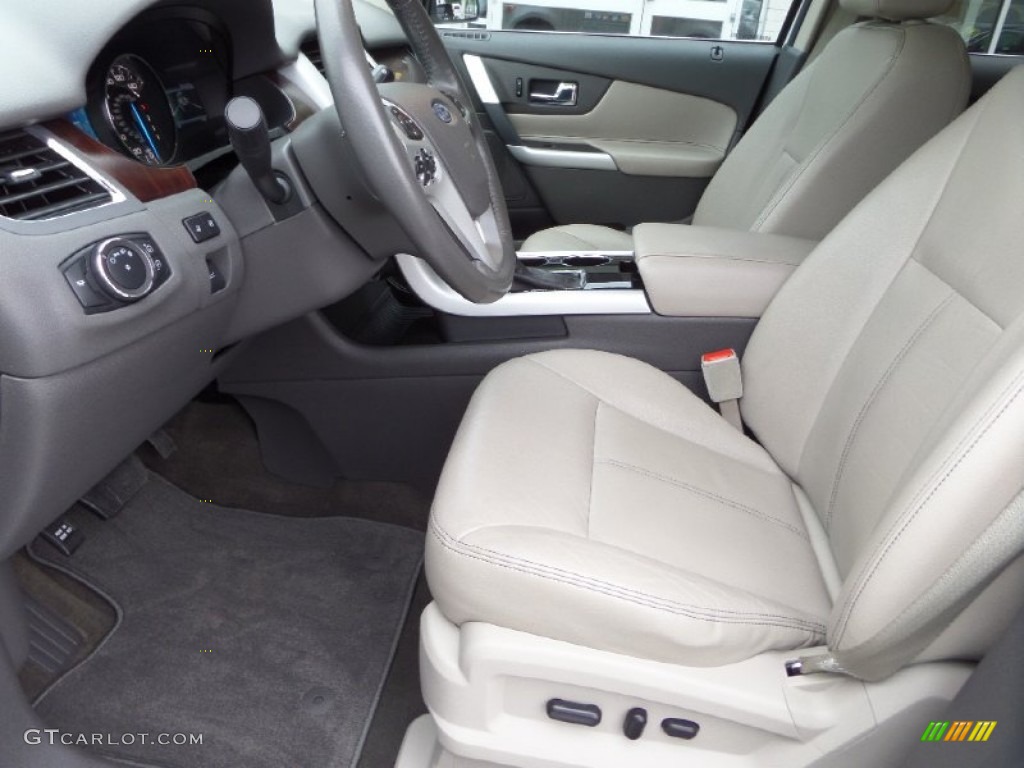 2012 Edge Limited EcoBoost - White Platinum Metallic Tri-Coat / Medium Light Stone photo #10