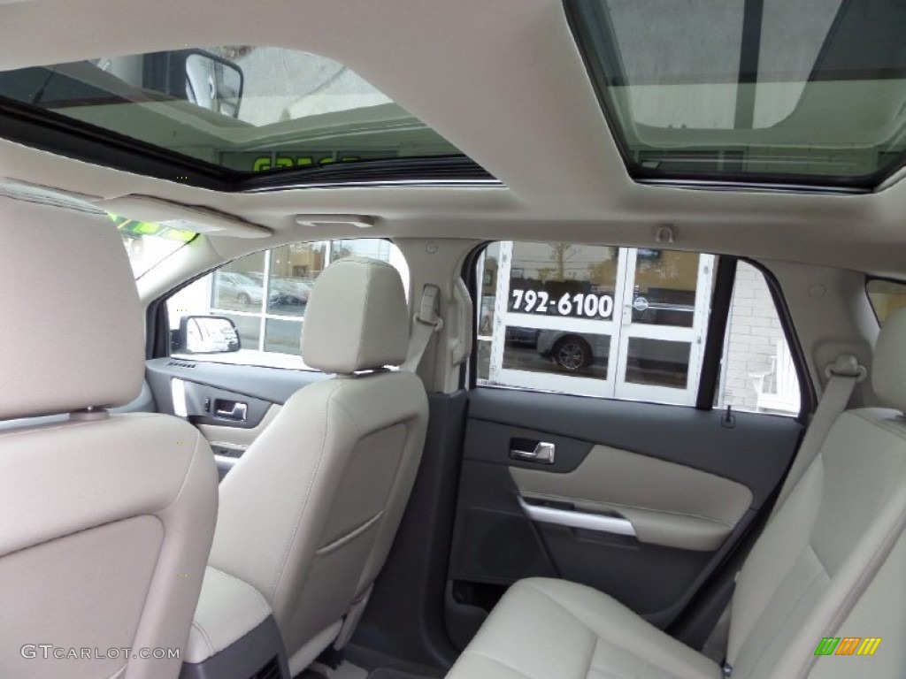 2012 Edge Limited EcoBoost - White Platinum Metallic Tri-Coat / Medium Light Stone photo #11