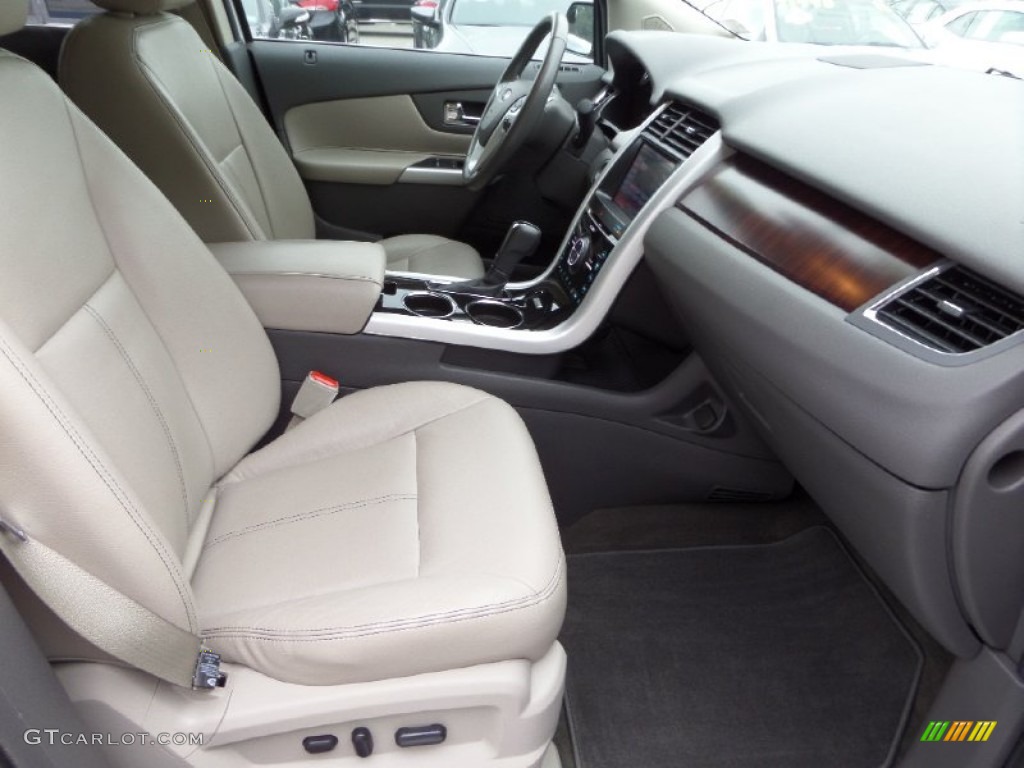 2012 Edge Limited EcoBoost - White Platinum Metallic Tri-Coat / Medium Light Stone photo #13