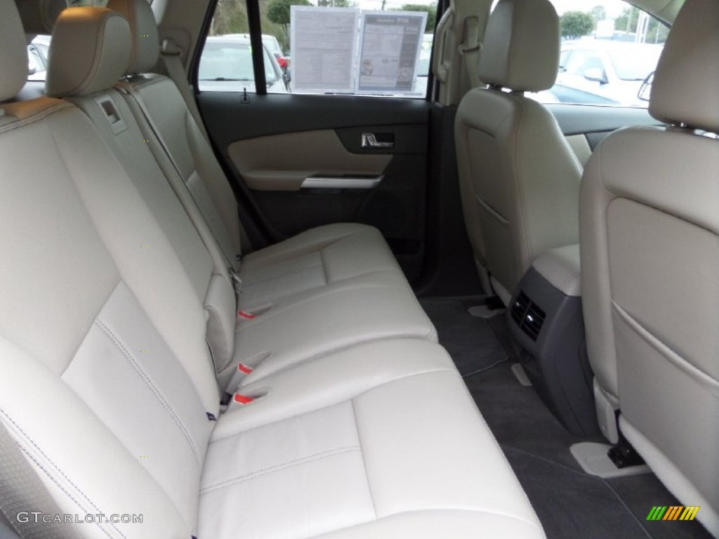 2012 Edge Limited EcoBoost - White Platinum Metallic Tri-Coat / Medium Light Stone photo #14