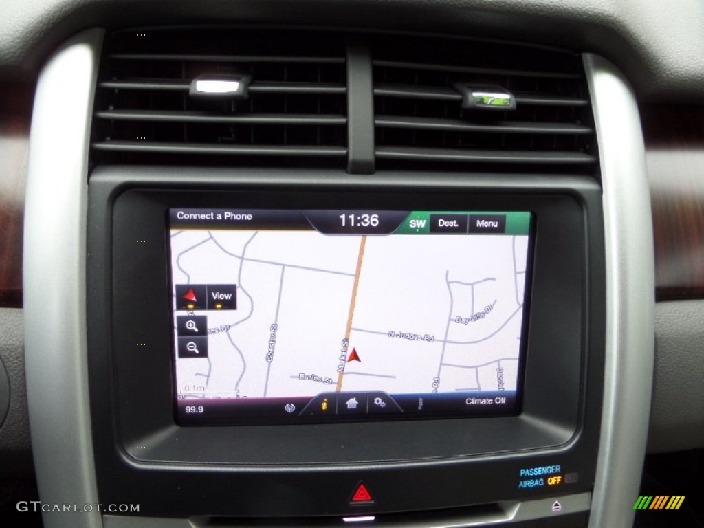 2012 Edge Limited EcoBoost - White Platinum Metallic Tri-Coat / Medium Light Stone photo #17