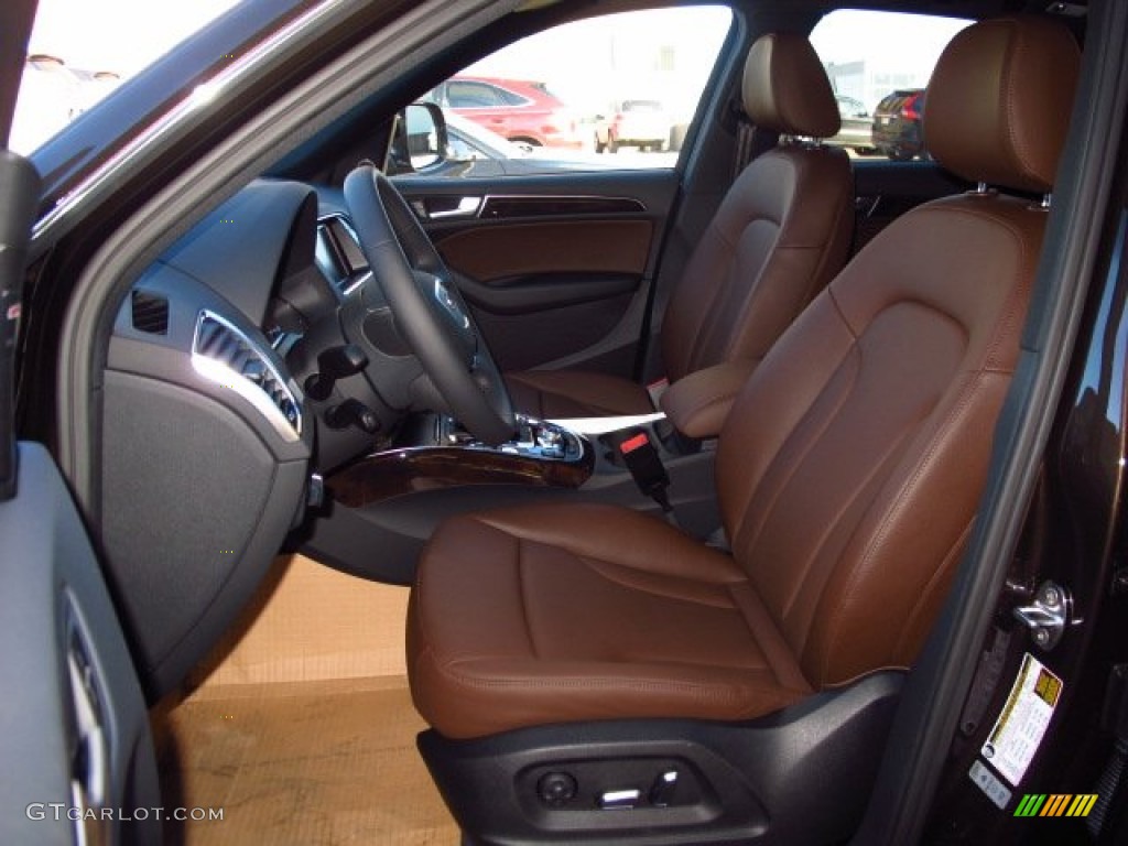 Chestnut Brown Interior 2014 Audi Q5 3.0 TDI quattro Photo #89807024