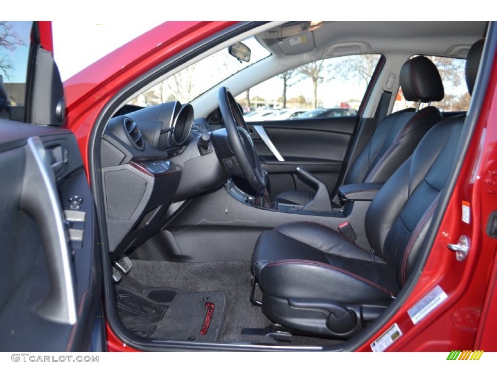 Black/Red Interior 2011 Mazda MAZDA3 MAZDASPEED3 Photo #89807120