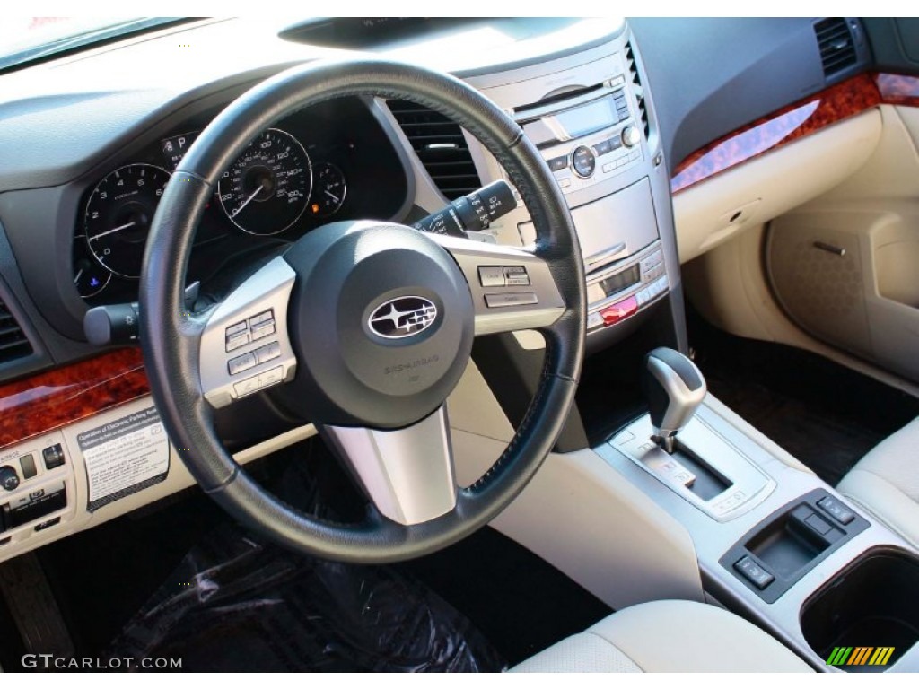 2011 Outback 3.6R Limited Wagon - Ruby Red Pearl / Warm Ivory photo #5