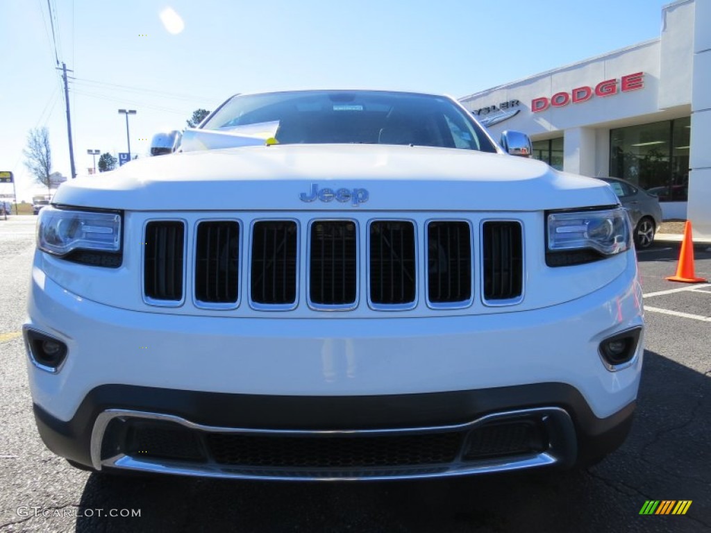 2014 Grand Cherokee Limited - Bright White / New Zealand Black/Light Frost photo #2