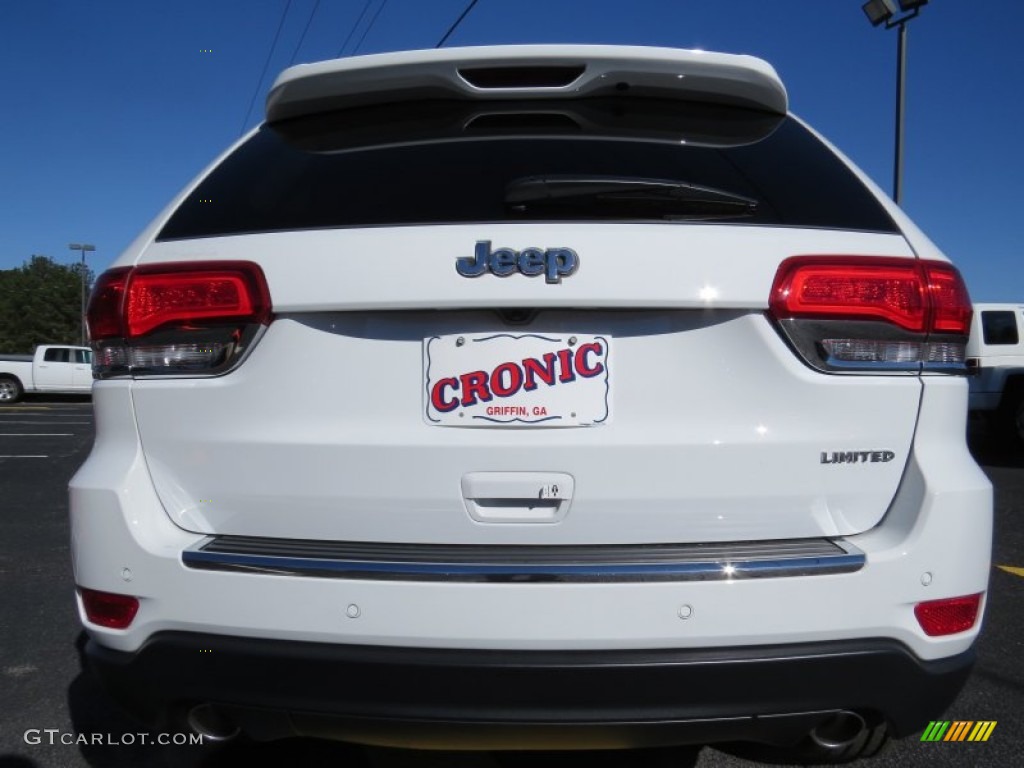 2014 Grand Cherokee Limited - Bright White / New Zealand Black/Light Frost photo #6