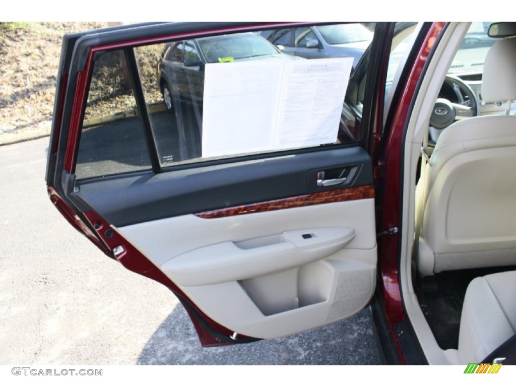 2011 Outback 3.6R Limited Wagon - Ruby Red Pearl / Warm Ivory photo #19