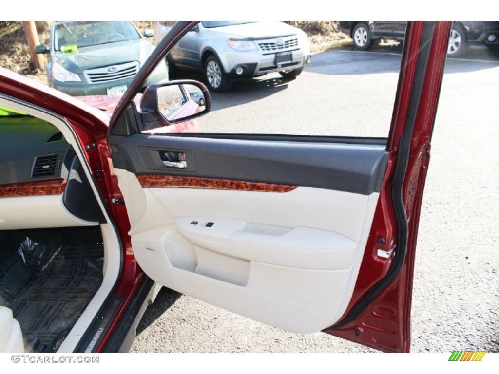 2011 Outback 3.6R Limited Wagon - Ruby Red Pearl / Warm Ivory photo #20