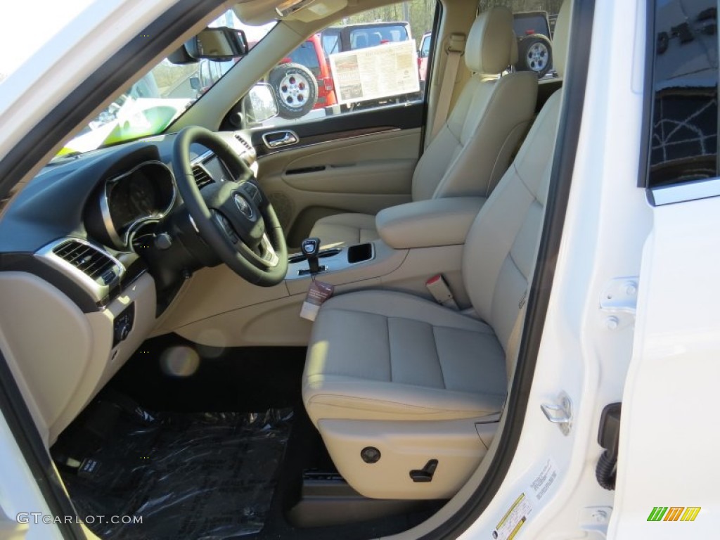 2014 Grand Cherokee Limited - Bright White / New Zealand Black/Light Frost photo #10
