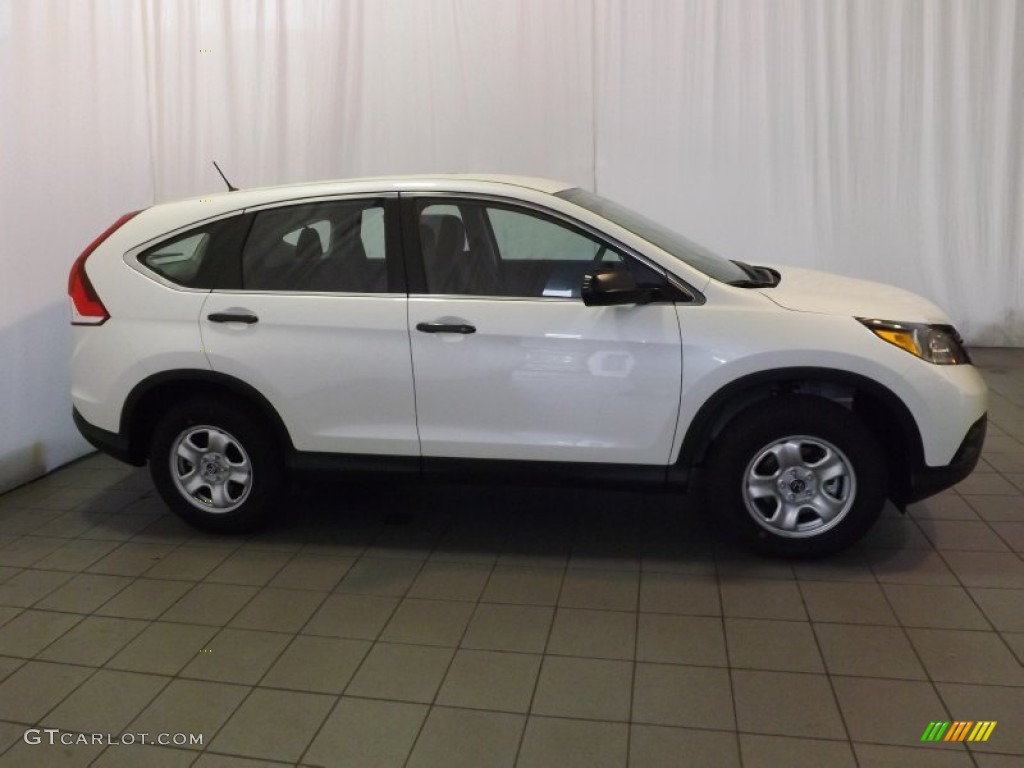 2014 CR-V LX - White Diamond Pearl / Gray photo #5