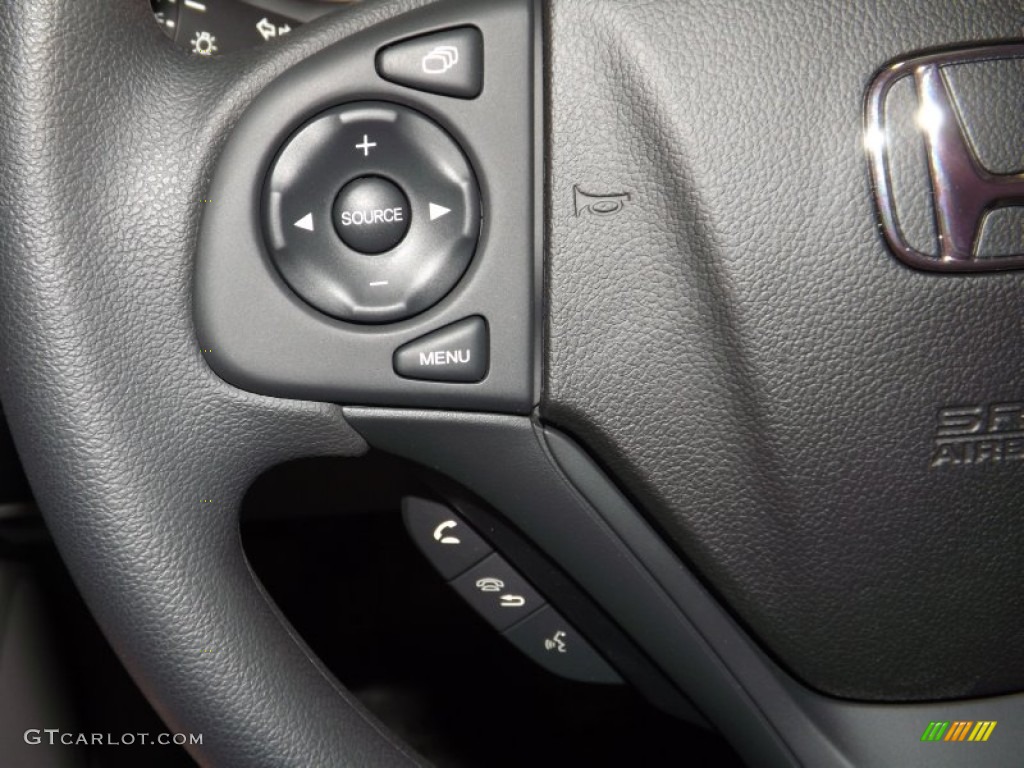 2014 CR-V LX - White Diamond Pearl / Gray photo #23