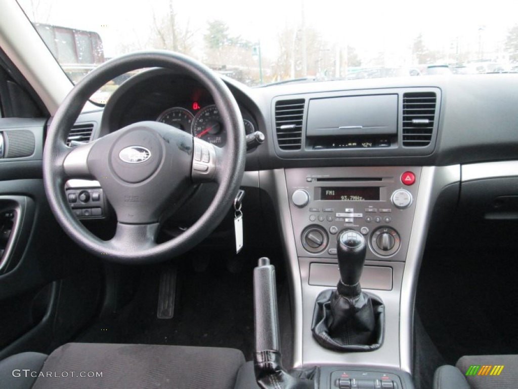 2008 Subaru Outback 2.5i Wagon Off Black Dashboard Photo #89809583