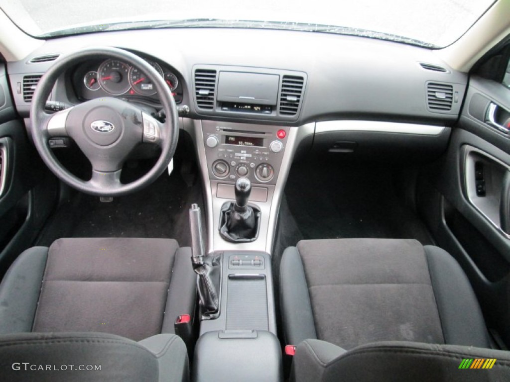 Off Black Interior 2008 Subaru Outback 2.5i Wagon Photo #89809709