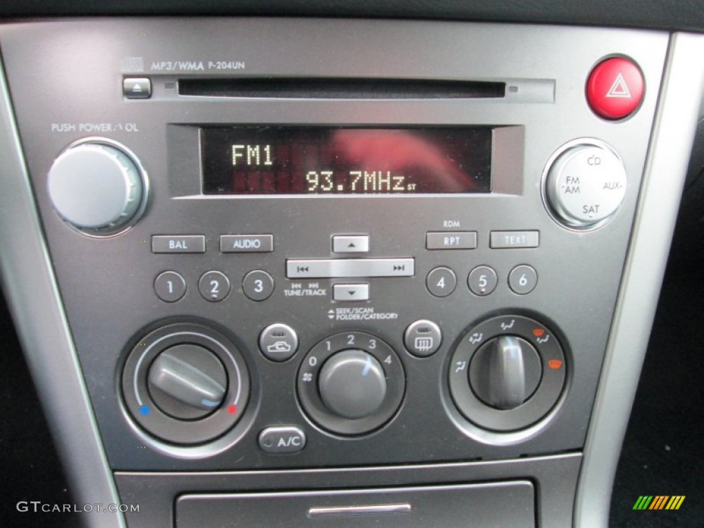 2008 Subaru Outback 2.5i Wagon Controls Photo #89809724