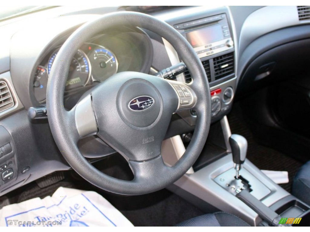 2010 Forester 2.5 X Premium - Spark Silver Metallic / Black photo #5