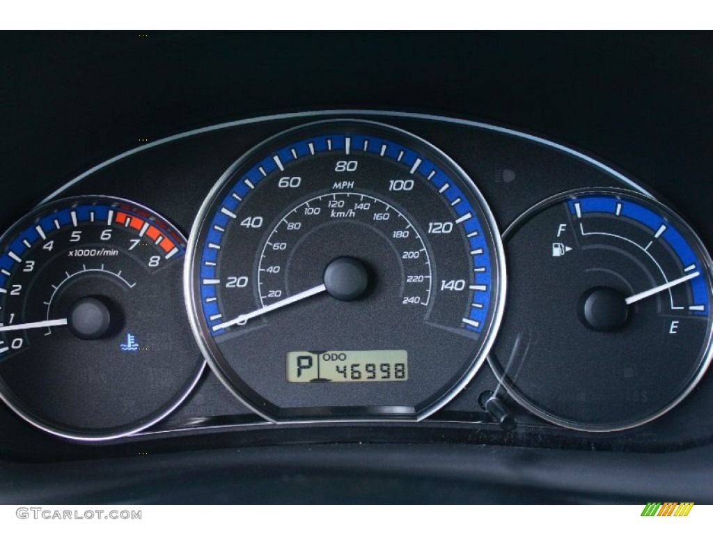 2010 Forester 2.5 X Premium - Spark Silver Metallic / Black photo #13