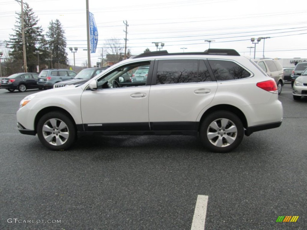 Satin White Pearl 2011 Subaru Outback 2.5i Limited Wagon Exterior Photo #89810507