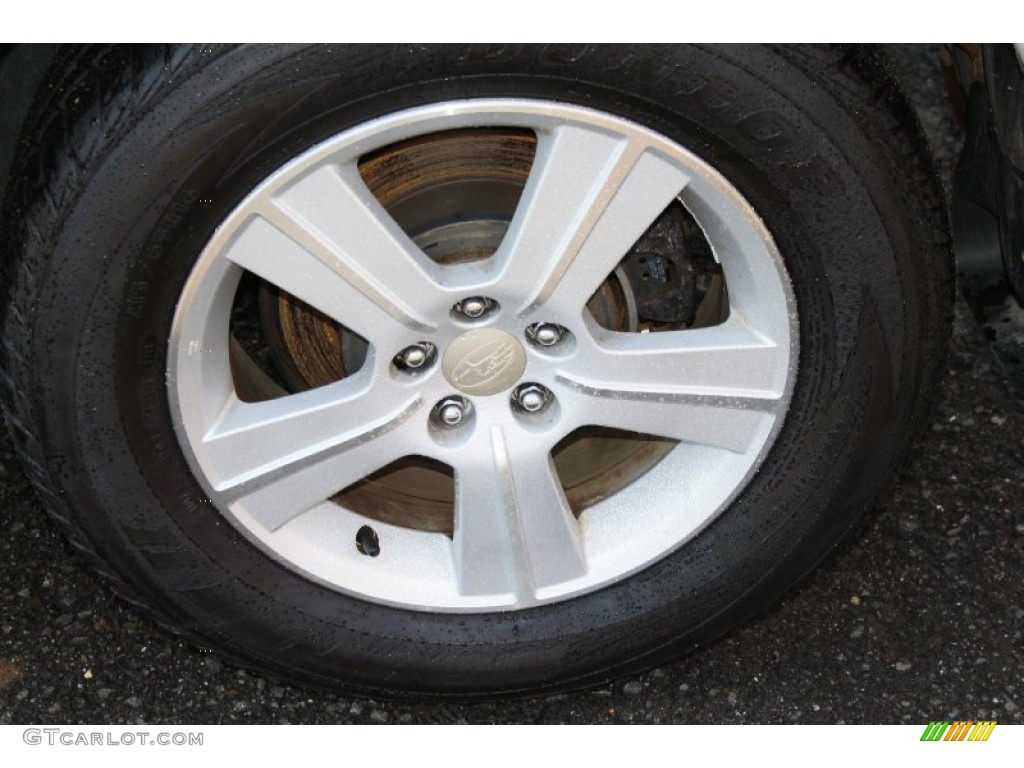 2010 Forester 2.5 X Premium - Spark Silver Metallic / Black photo #21