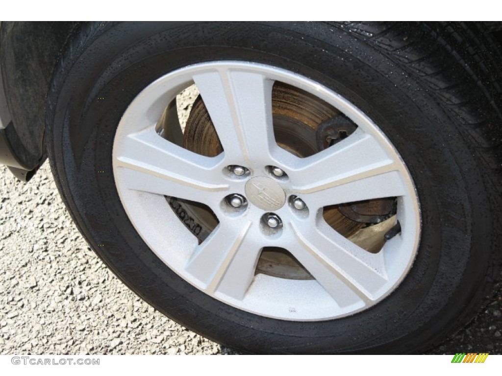 2010 Forester 2.5 X Premium - Spark Silver Metallic / Black photo #24