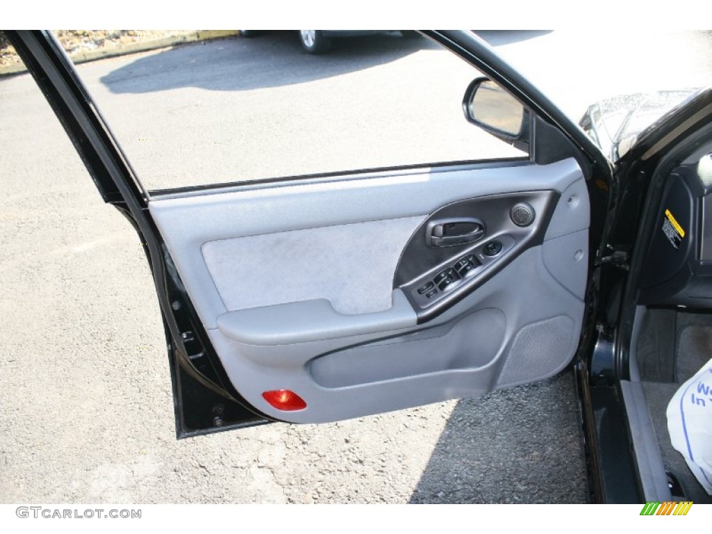 2006 Elantra GLS Sedan - Ebony Black / Gray photo #20