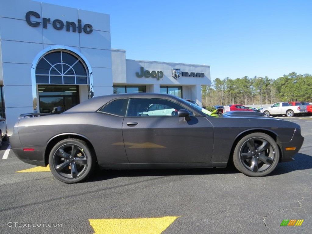 2014 Challenger R/T Blacktop - Granite Crystal Metallic / Dark Slate Gray photo #8