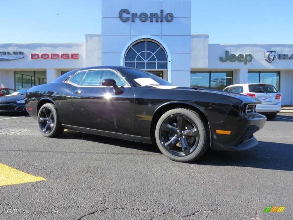 2014 Challenger SXT Plus - Black / Dark Slate Gray photo #1