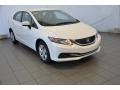 Taffeta White - Civic LX Sedan Photo No. 1
