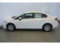 2014 Taffeta White Honda Civic LX Sedan  photo #8