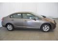 Urban Titanium Metallic 2014 Honda Civic LX Sedan Exterior