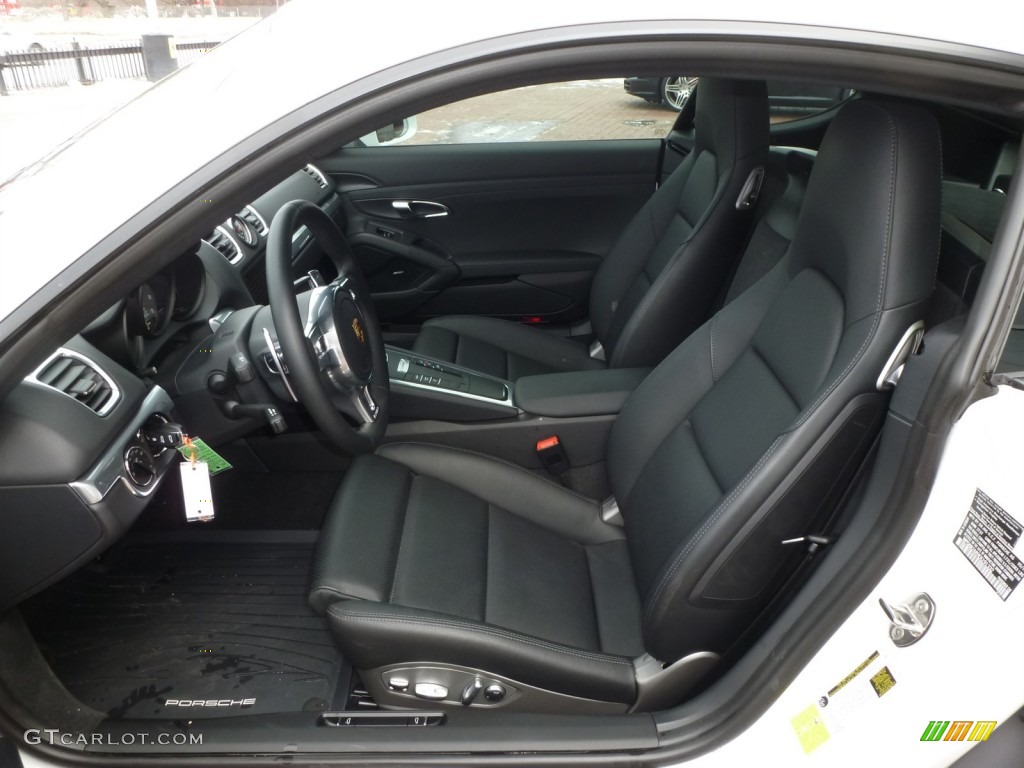 Black Interior 2014 Porsche Cayman S Photo #89813723
