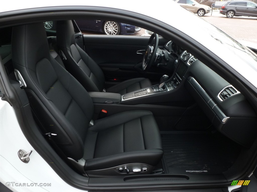Black Interior 2014 Porsche Cayman S Photo #89813867