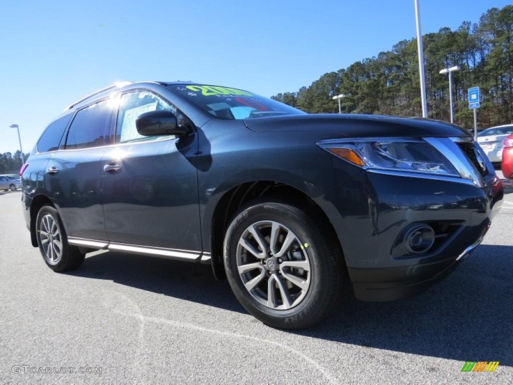 Arctic Blue Metallic 2014 Nissan Pathfinder SV Exterior Photo #89814803