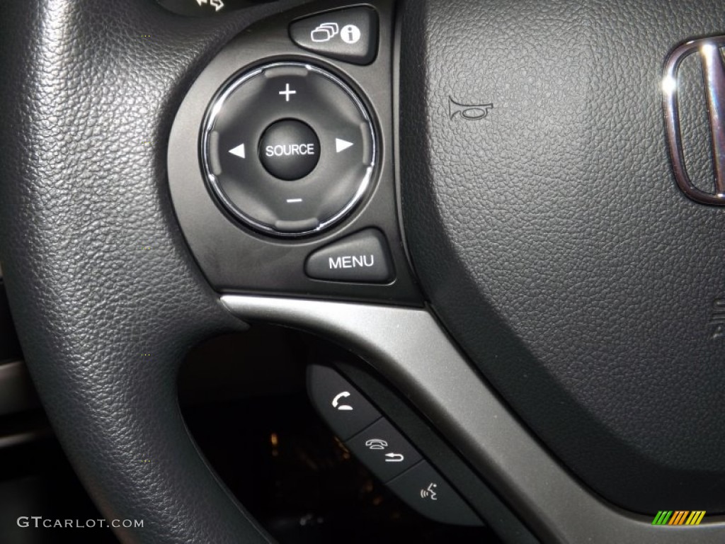 2014 Civic LX Sedan - Dyno Blue Pearl / Gray photo #21