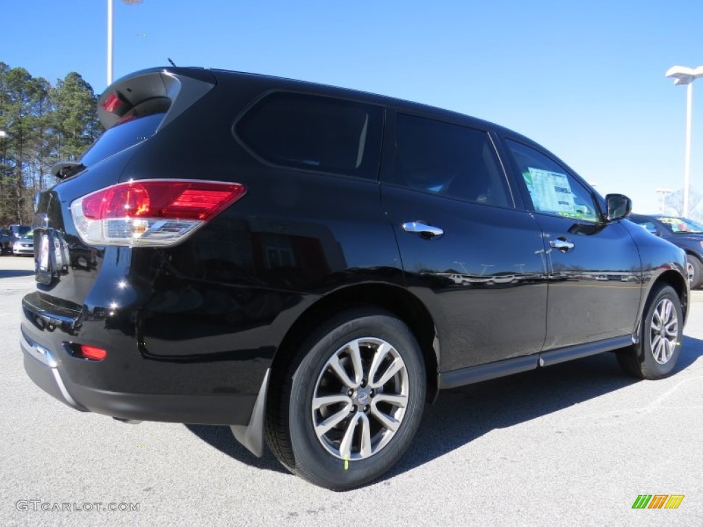 Super Black 2014 Nissan Pathfinder S Exterior Photo #89814896
