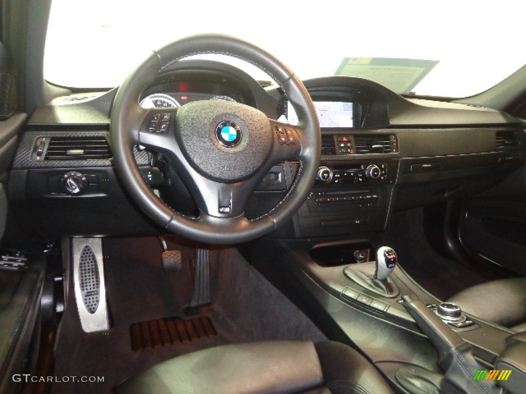 Black Novillo Leather Interior 2011 BMW M3 Sedan Photo #89816171
