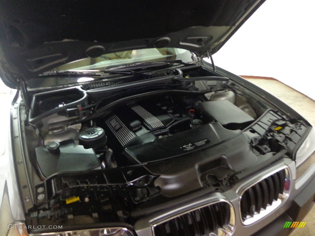 2004 X3 2.5i - Silver Grey Metallic / Black photo #8