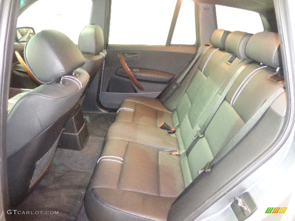 2004 X3 2.5i - Silver Grey Metallic / Black photo #24