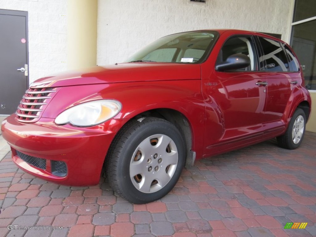 2007 PT Cruiser Touring - Inferno Red Crystal Pearl / Pastel Slate Gray photo #1