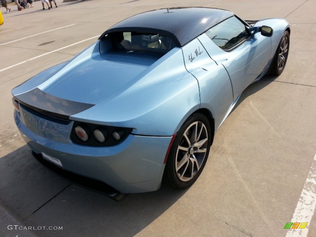 Glacier Blue 2008 Tesla Roadster Standard Roadster Model Exterior Photo #89817897