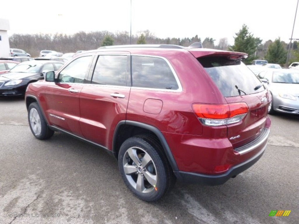 2014 Grand Cherokee Limited 4x4 - Deep Cherry Red Crystal Pearl / New Zealand Black/Light Frost photo #8