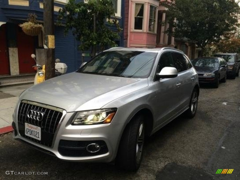 2011 Q5 3.2 quattro - Ice Silver Metallic / Black photo #1