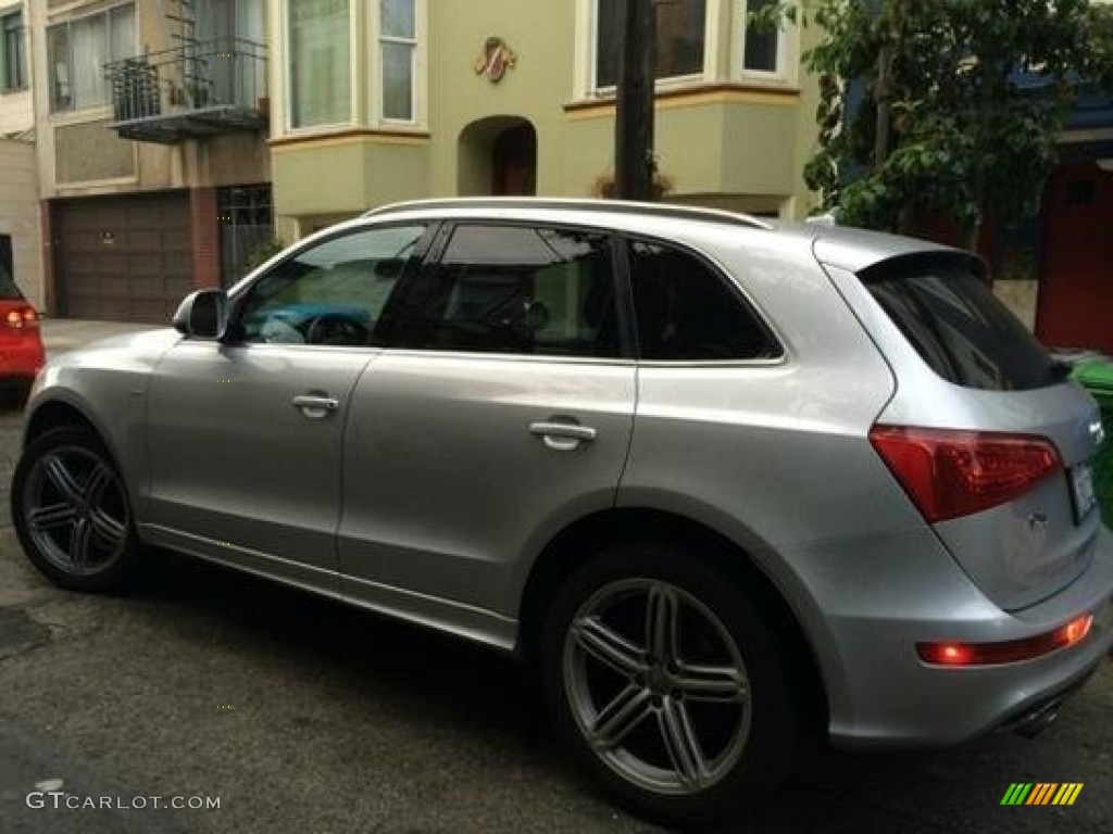 2011 Q5 3.2 quattro - Ice Silver Metallic / Black photo #2