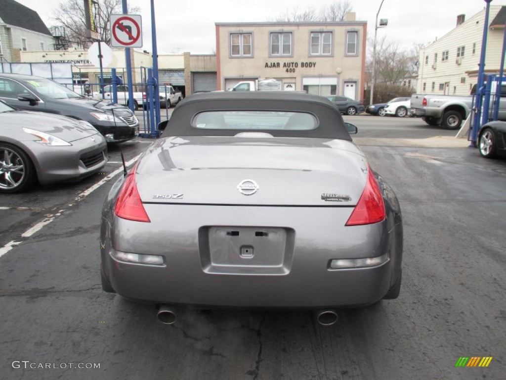 2007 350Z Enthusiast Roadster - Carbon Silver Metallic / Charcoal photo #4