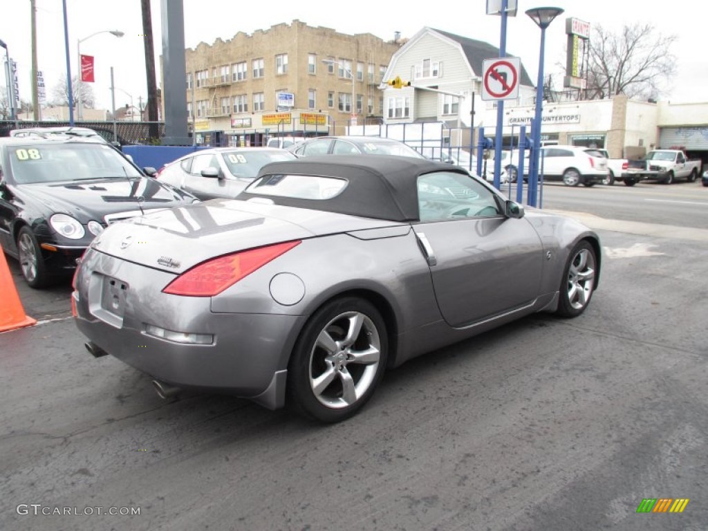 2007 350Z Enthusiast Roadster - Carbon Silver Metallic / Charcoal photo #6