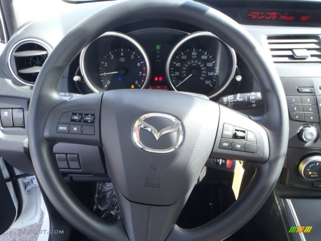 2014 Mazda MAZDA5 Sport Sand Steering Wheel Photo #89820080