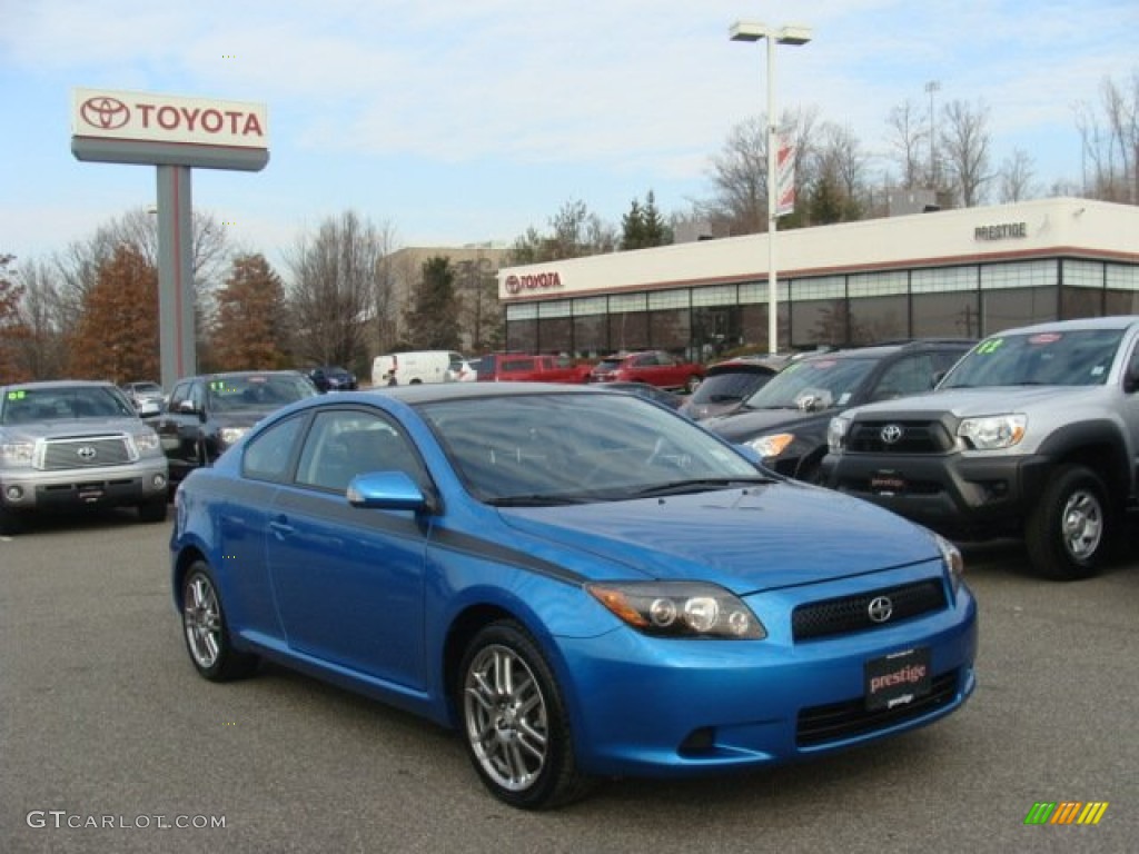 2010 tC Release Series 6.0 - Speedway Blue Metallic / Color Tuned Black/Blue photo #1