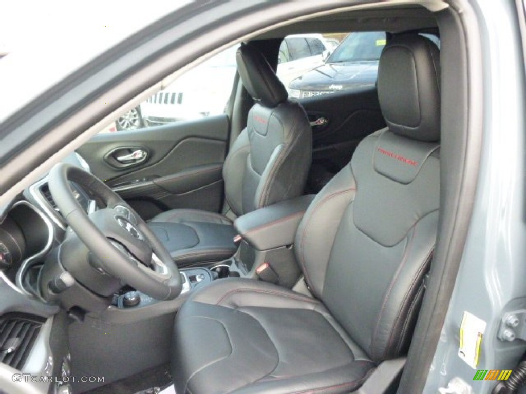 Morocco - Black Interior 2014 Jeep Cherokee Trailhawk 4x4 Photo #89821049