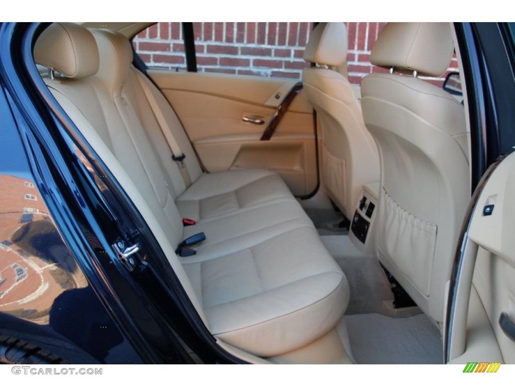 2006 5 Series 530xi Sedan - Orient Blue Metallic / Beige photo #46